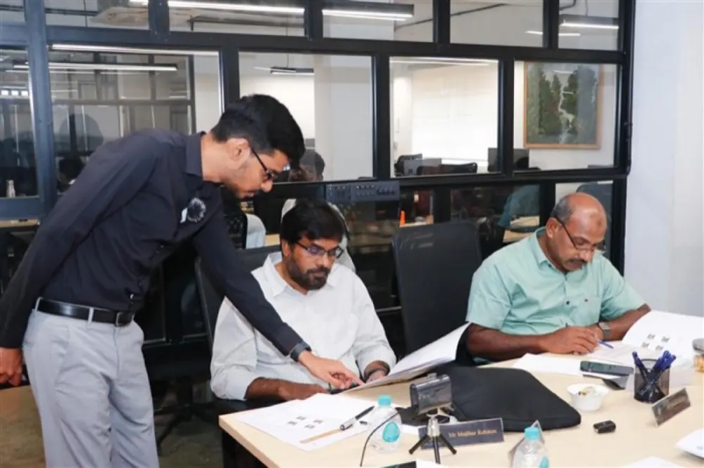 A working session in progress